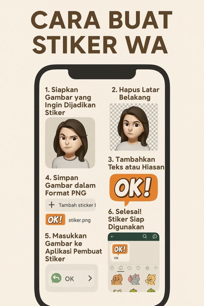 cara buat stiker wa